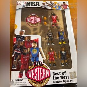 NBA Western Conference Best of the West Figure Set Curry Harden Lillard
